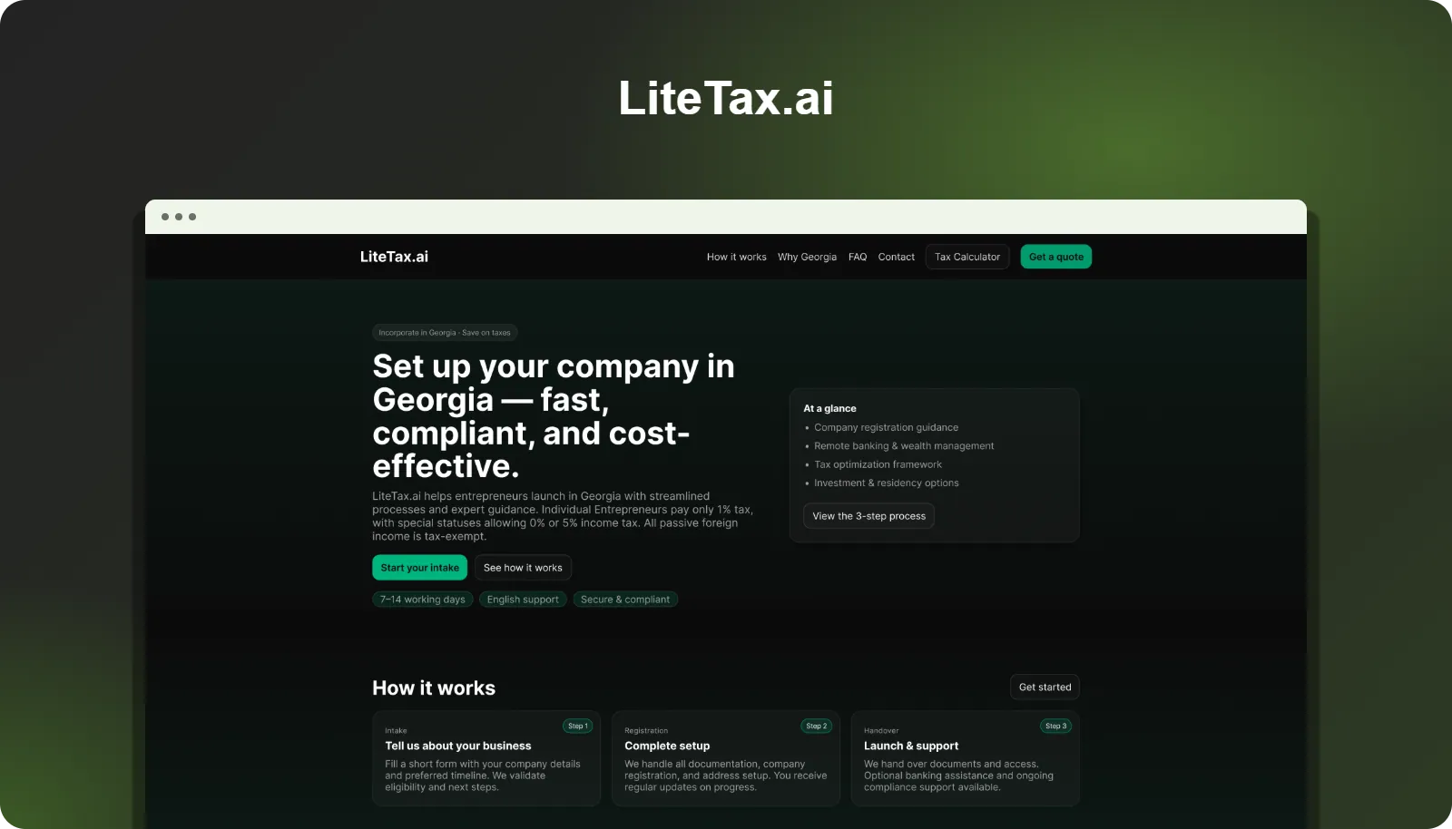 LiteTax.ai — project preview